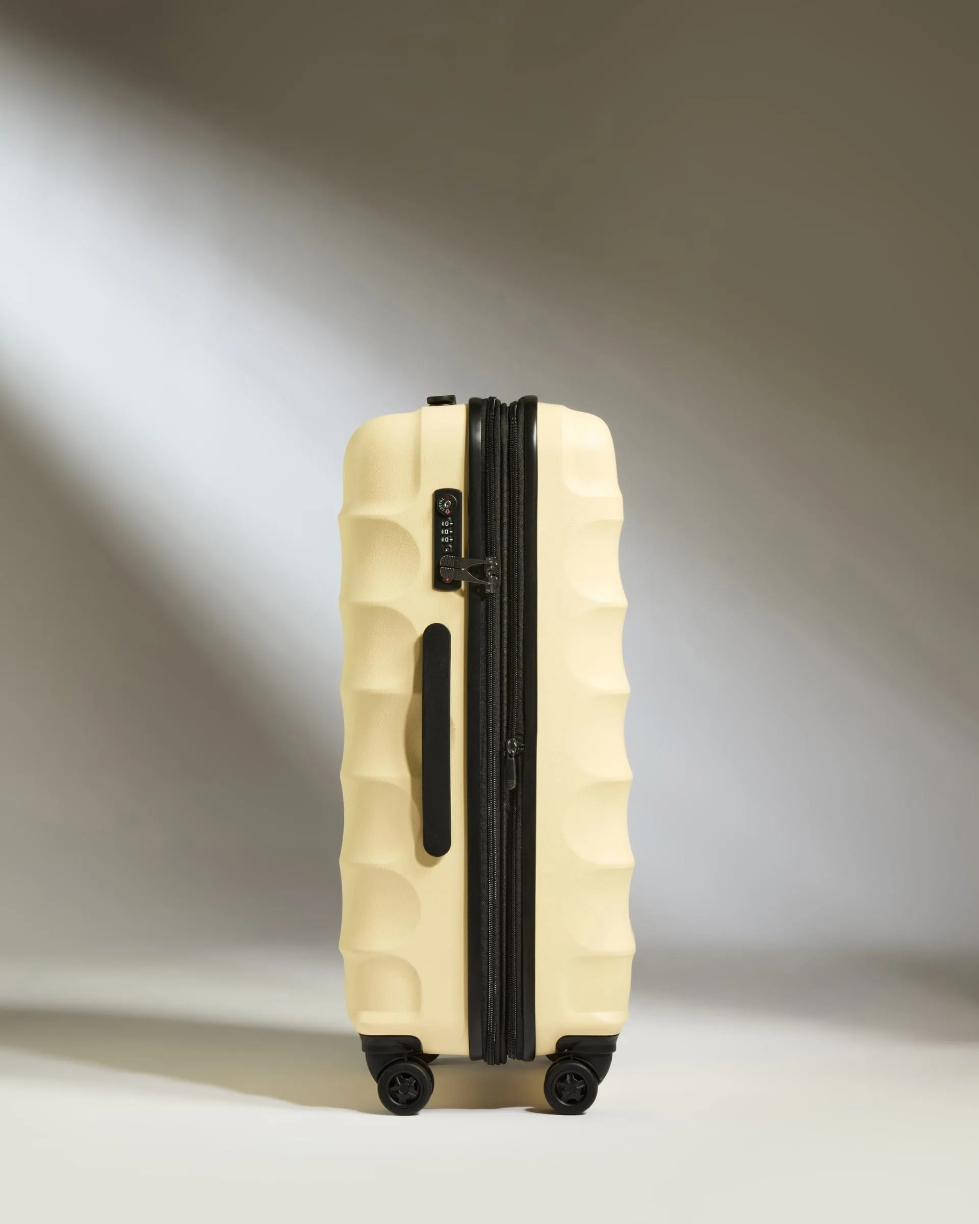 Expandable Cabin Suitcase Set in Pale Yellow - Juno