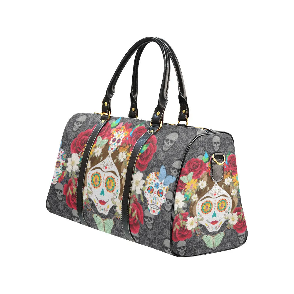 La Catrina Magick Bag, Witchy Wellness Bag, Wicca, Witch Pagan Ritual, Healing, Spellwork, Handbag, Weekender Bag Dia de los Muertos