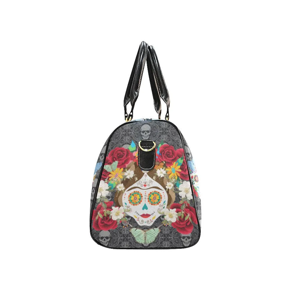 La Catrina Magick Bag, Witchy Wellness Bag, Wicca, Witch Pagan Ritual, Healing, Spellwork, Handbag, Weekender Bag Dia de los Muertos